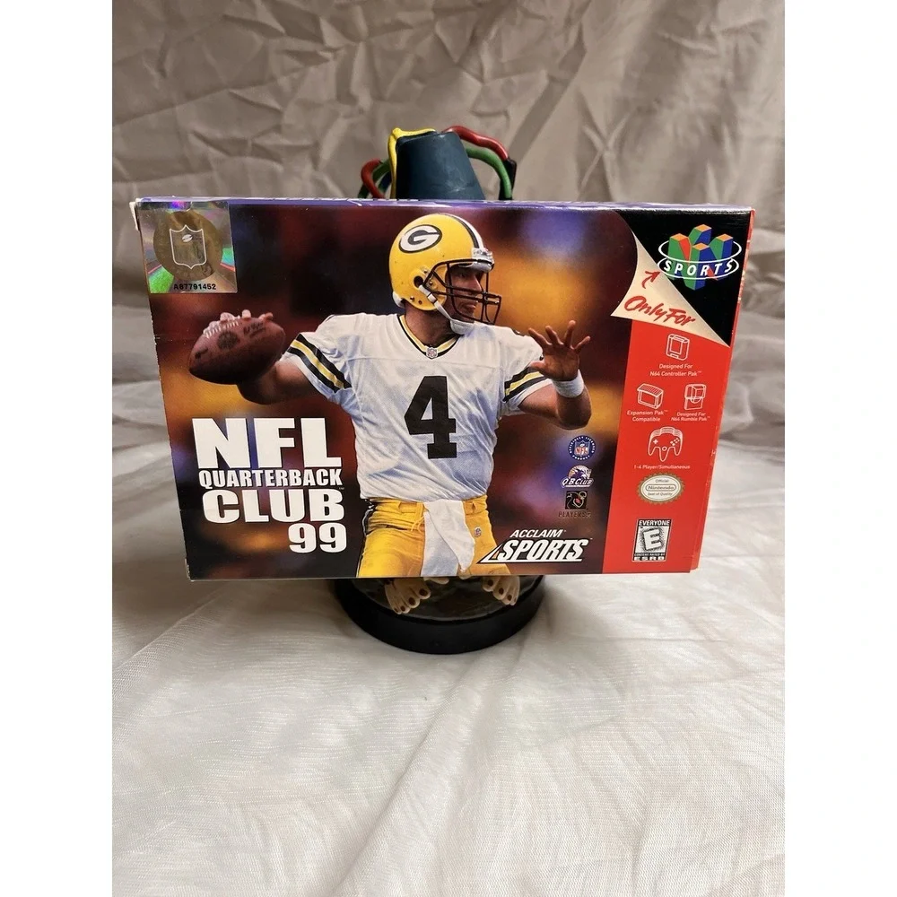 NFL Quarterback Club 99 (Nintendo 64 | N64) CIB 100% Complete w/ Manual & Poster